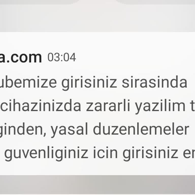 Enpara Mobil Uygulama Zararlı Yazılım Uyarısı
