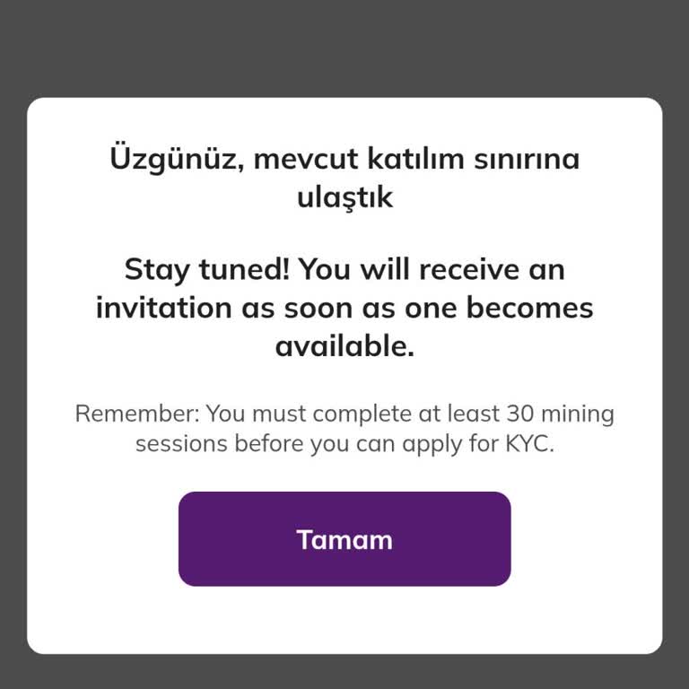 Pi Network KYC Başvuru Sorunu