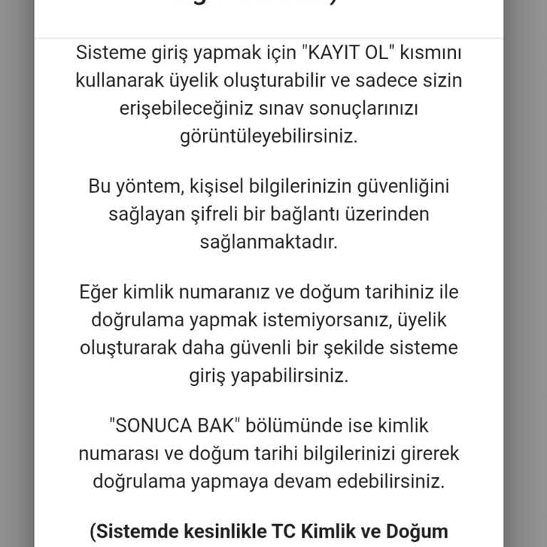 Sonuç Erişimi Sorunu Ve Güven Eksikliği