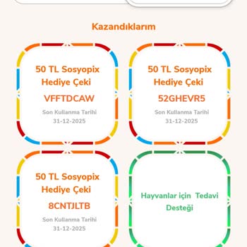Sosyopix Hediye Çeki Kullanım Sorunu