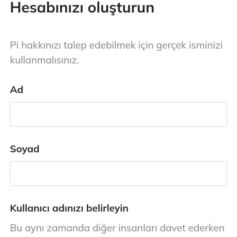 Pi Coin Uygulamasında Giriş Sorunu