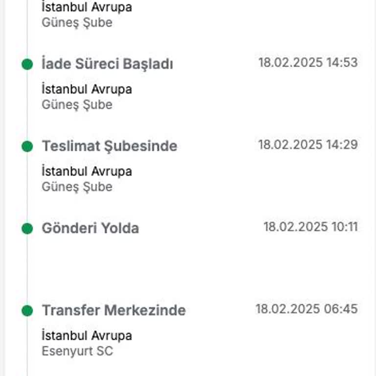 Trendyol Express İle Sürekli İade Sorunu Ve Müşteri Hizmetleri Hayal Kırıklığı