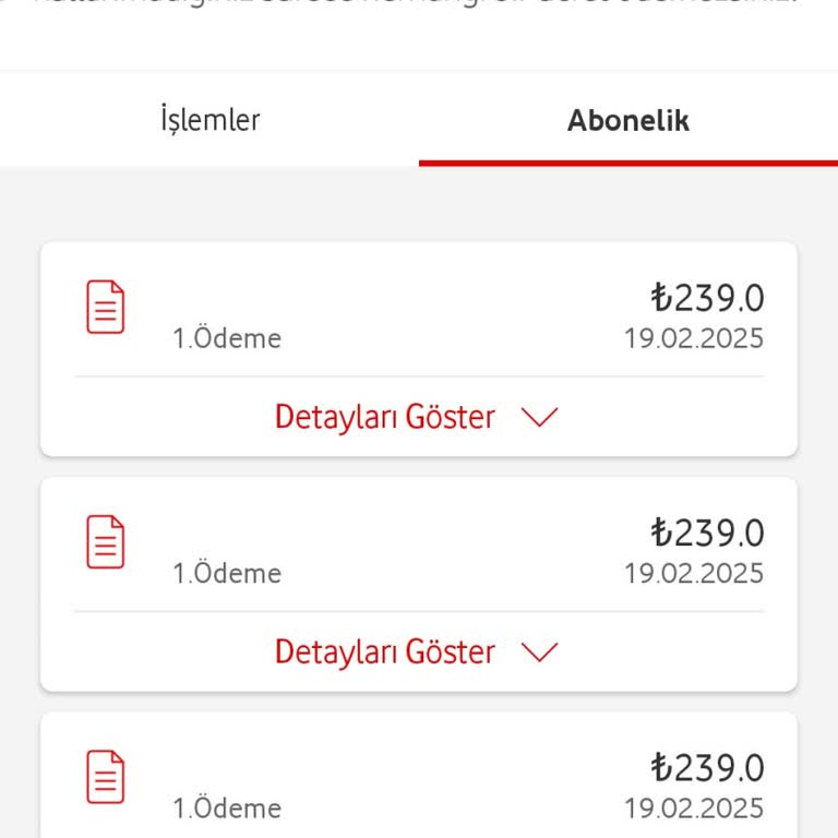Vodafone Mobil Ödeme Kabusu