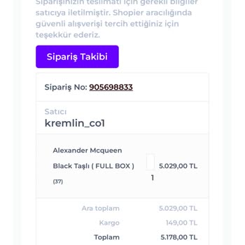 Kargoya Verilmeyen Ürün Mağduriyeti