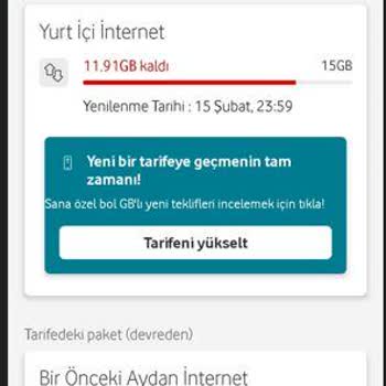 Vodafone'un Devretmeyen Paketleri Ve Çekim Problemleri