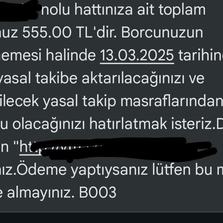 Vodafone Fatura Düzenleme Sorunu Ve İcra Tehdidi