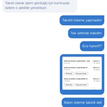 Obilet'ten İptal Edilen Biletin Geri Ödemesinde Yaşanan Sorun