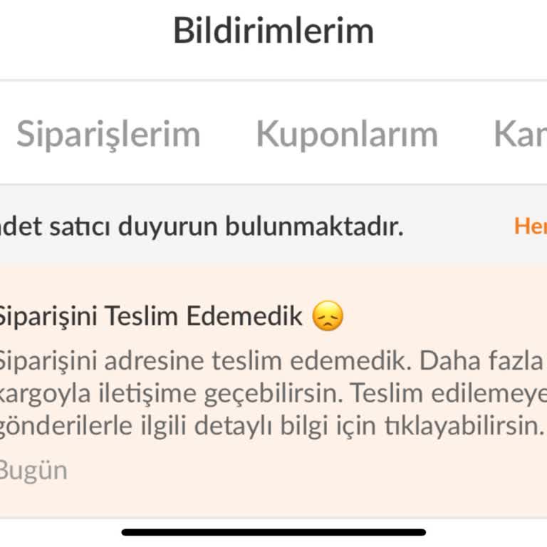 Aras Kargo İle Teslim Edilememe Sorunu