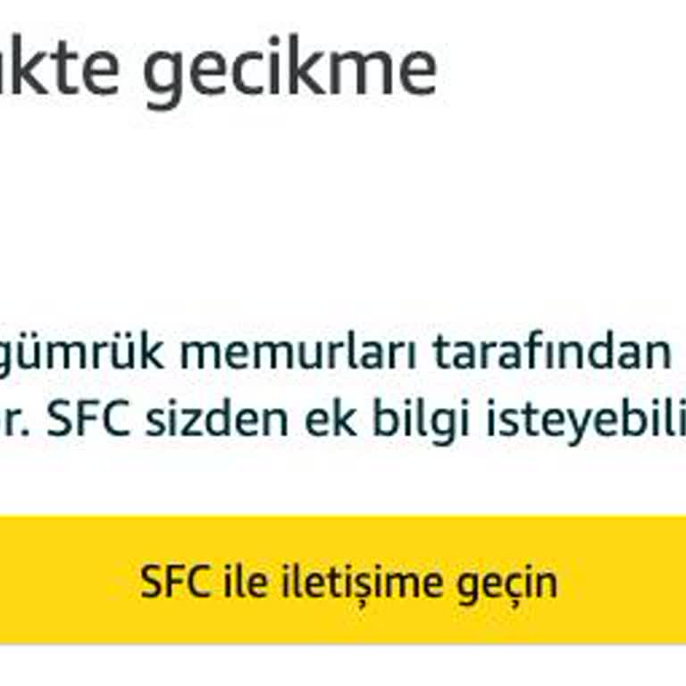 Amazon Siparişim Nerede? Gümrük Sorunu Ve İletişimsizlik