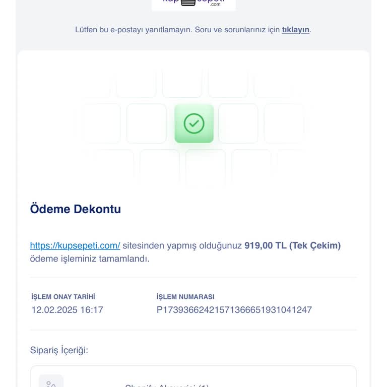 Küp Sepeti'nden Kargo Bilgisi Eksikliği