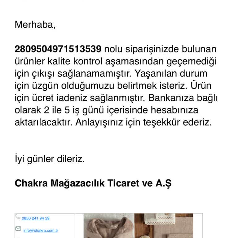 Ücret İadesi Sürecinde Yaşanan Gecikme Ve İletişim Sorunları