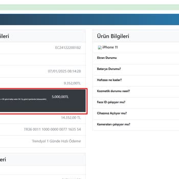Trendyol'dan Aldığım Cihazın Ek Kampanya Ödemesi Yapılmadı