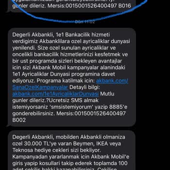Akbank'ın Yanıltıcı SMS Kampanyası Ve Güven Sorunu