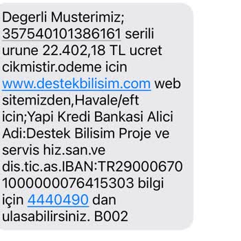 Note 10 Tamirinde Fahiş Fiyat Talebi