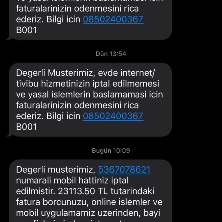 Yanlış Telefon Numarası Borcu İçin Sürekli Rahatsız Edilme