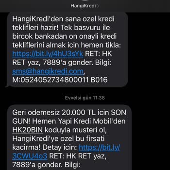 Yanıltıcı Kredi Kampanyası Deneyimi
