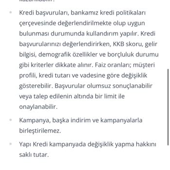 Yanıltıcı Kredi Kampanyası Deneyimi