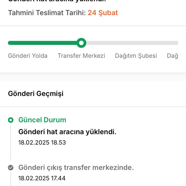 Geciken Kargo Ve Yetersiz Müşteri Hizmetleri