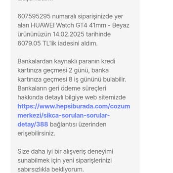 Hepsiburada'nın Geciken Ücret İadesi Ve Yanıltıcı Bilgilendirme