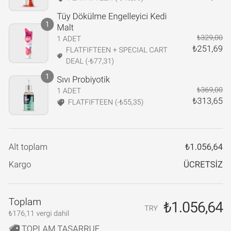Sipariş İptali Ve Geri Ödeme Talebi