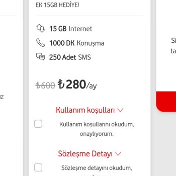 Vodafone'un Haksız Fiyat Artışı Ve Çifte Standart Uygulaması