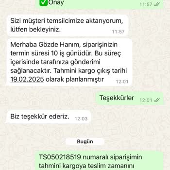 Geciken Teslimat Ve Yetersiz İletişim Sorunu