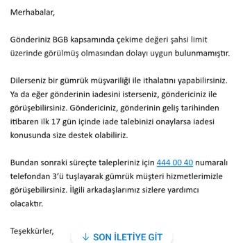 Gümrükte Takılan Ürün Ve DHL Express'in Yetersiz Çözüm Süreci