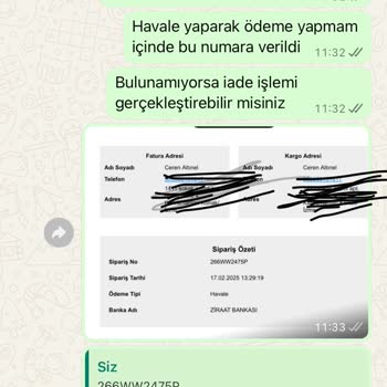 Ödeme Yapıldı, Sipariş Oluşmadı!