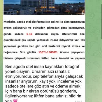 Telegram Görev Teklifiyle Bilgi Güvenliği Endişesi