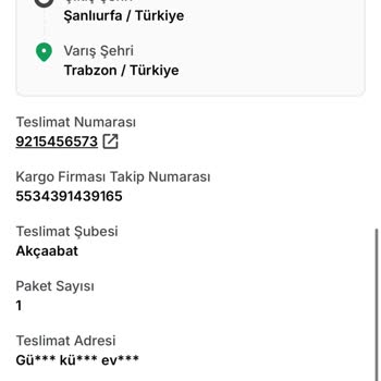Yanlış Teslimat Bilgilendirmesi