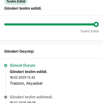 Yanlış Teslimat Bilgilendirmesi