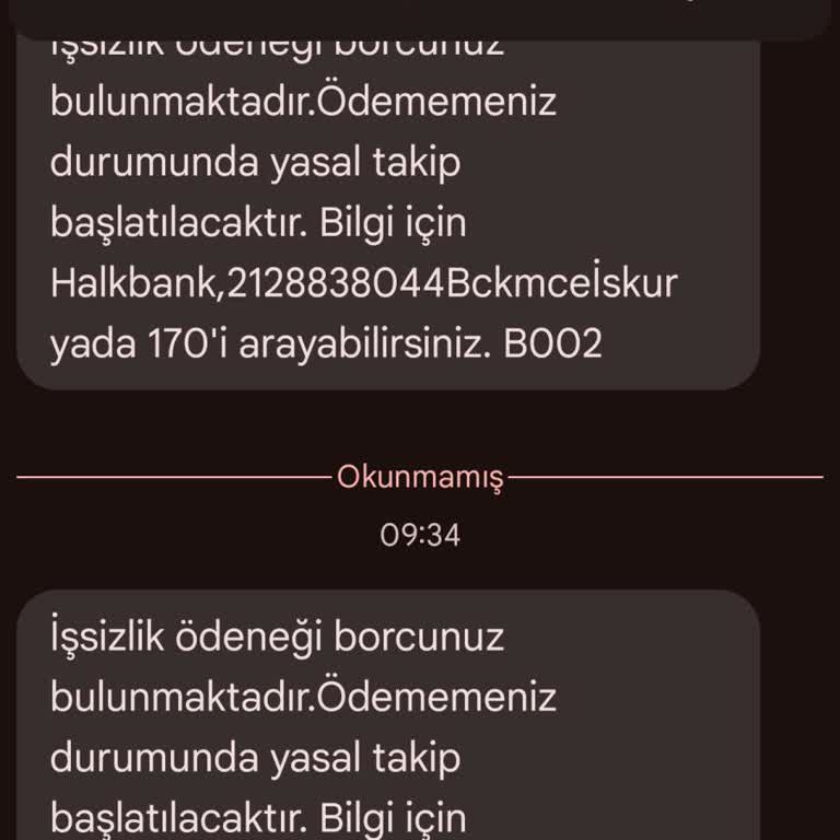 İşsizlik Ödeneği Borcu Şoku