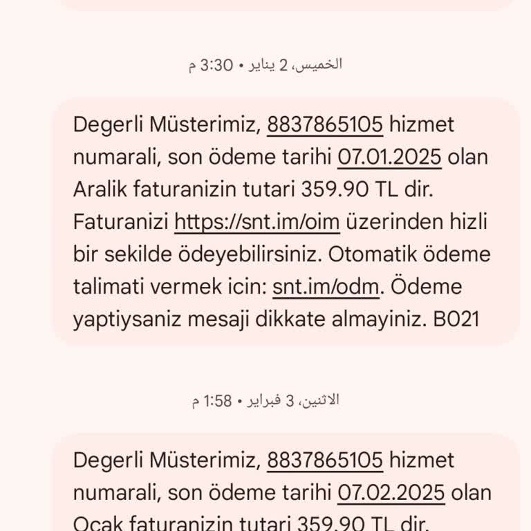 Sonet'in Yetersiz Hizmeti Ve Fatura Sorunu