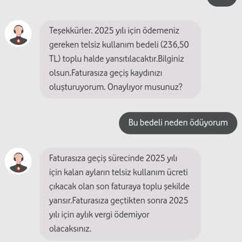 Vodafone'dan Haksız Telsiz Ücreti Talebi