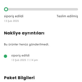 Lenavia Siparişim Hâlâ Kargoya Verilmemiş