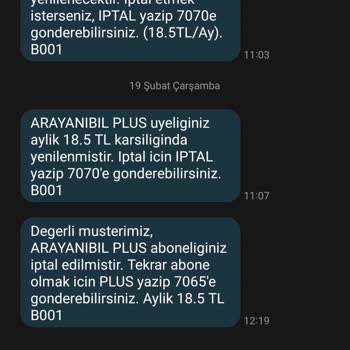 Türk Telekom Arayanı Bil Plus Servisi İptal Sorunu Ve Yanlış Fatura Yansıtılması