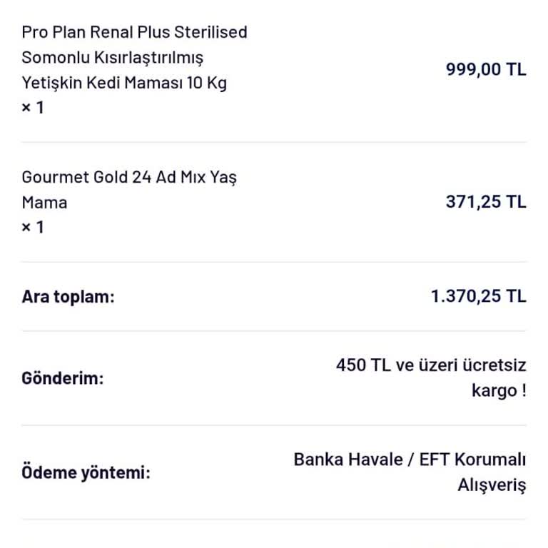 Kedi Maması Siparişimde Gecikme Ve İletişim Sorunu