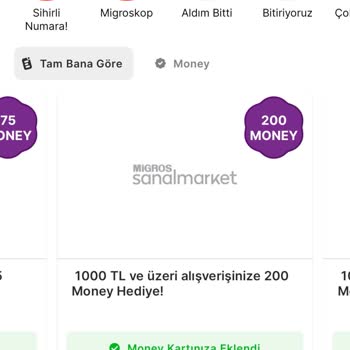 Migros'ta Eksik Money Yüklemesi Sorunu