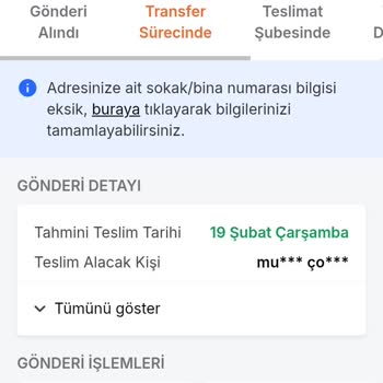 Trendyol Express Kargo Teslimatında Gecikme Sorunu