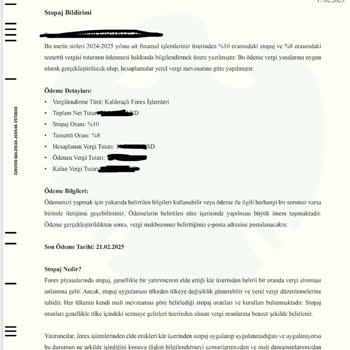 Forex Yatırımında Vergi Oyunu: Paramı Geri Alamıyorum!