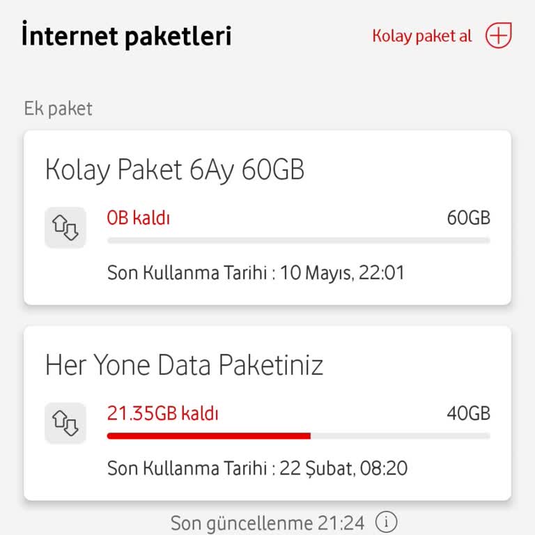 İnternet Paket Kullanım Önceliği Sorunu