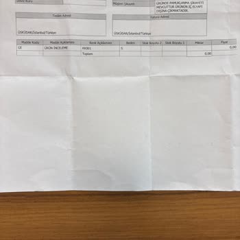 Kabanın Deformasyonu Ve Yetersiz Müşteri Hizmetleri