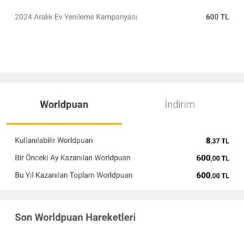 VakıfBank World Puanım Süre Dolmadan Geri Alındı