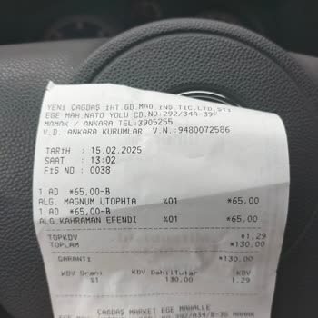 Çağdaş Market'te Fiyat Farkı Ve İade Sorunu