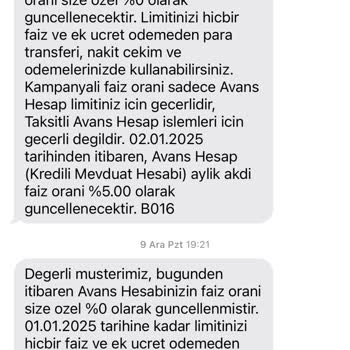 Garanti BBVA'dan Faizsiz Nakit Avans Yanıltmacası