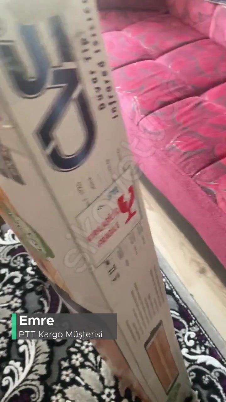 PTT Kargo Elektrikli Sobamı Kırdı Üzerinde Kırılır Etiketi Vardı! videonun kapak resmi