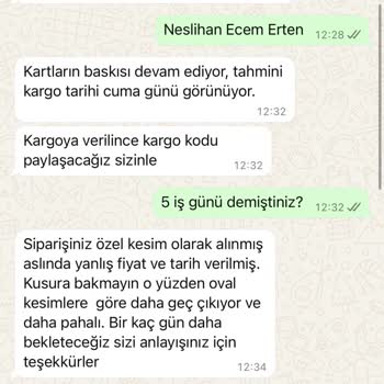 Sipariş Sorunu Ve İletişim Eksikliği