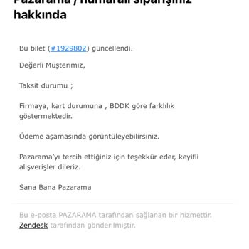 Pazarama'nın Taksit Kampanyalarında Yanıltıcı Bilgilendirme