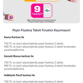 Pazarama'nın Taksit Kampanyalarında Yanıltıcı Bilgilendirme