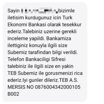 TEB Bankası'nda Kredi Sigortası İade Sorunu